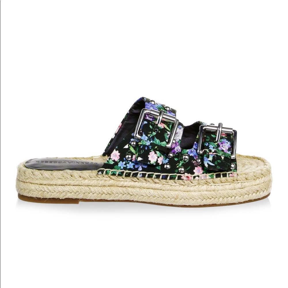 Rebecca Minkoff Floral silk Espadrille sandals